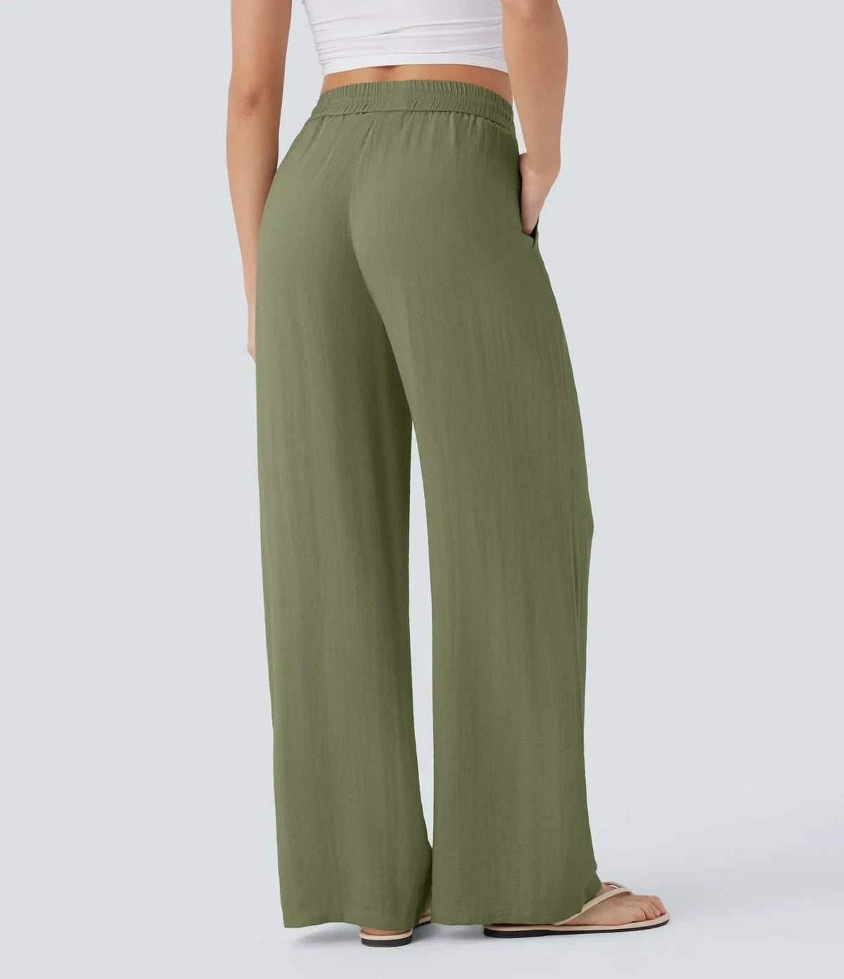 Zafeiria Elegante Leinenhosen