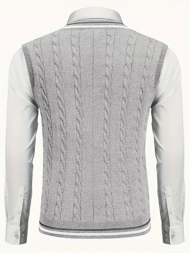 Olions | Ärmelloser Strickpullover