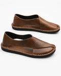 Jonah | Herren Freizeit Leder Slipper Geschlossene Zehen Sandalen