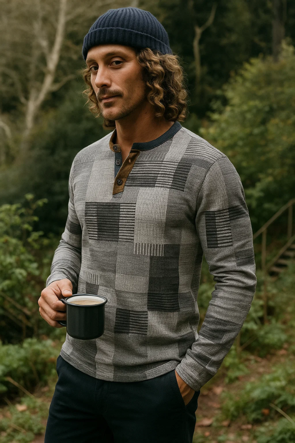 Kalann | Elegantes Henley-Hemd