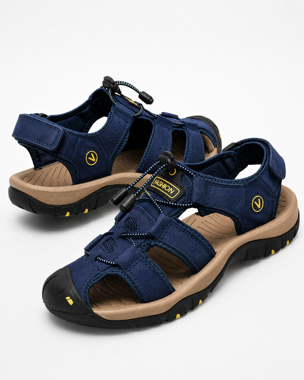 Kaufberg | Sommer Herren Sandalen Echtes Leder