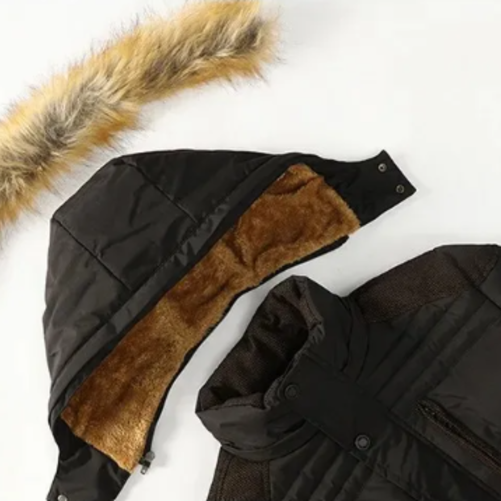 Olianis | Elegante Gepolsterte Fleece Winterjacke