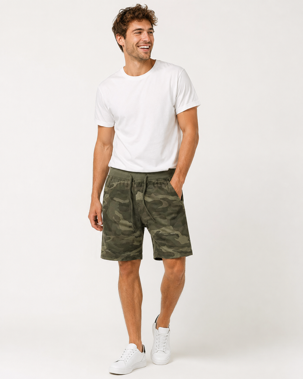 Kaufberg | Camouflage Shorts aus hochwertiger Baumwolle