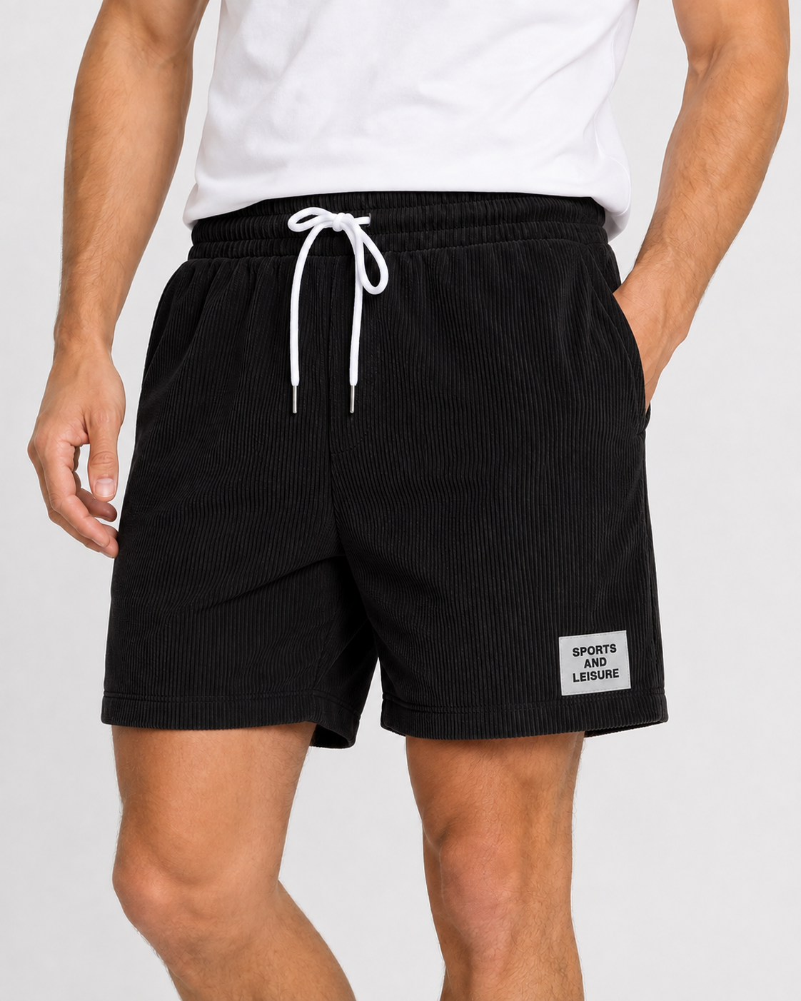 Kaufberg | Sommer Shorts mit Kordelzug aus Cord