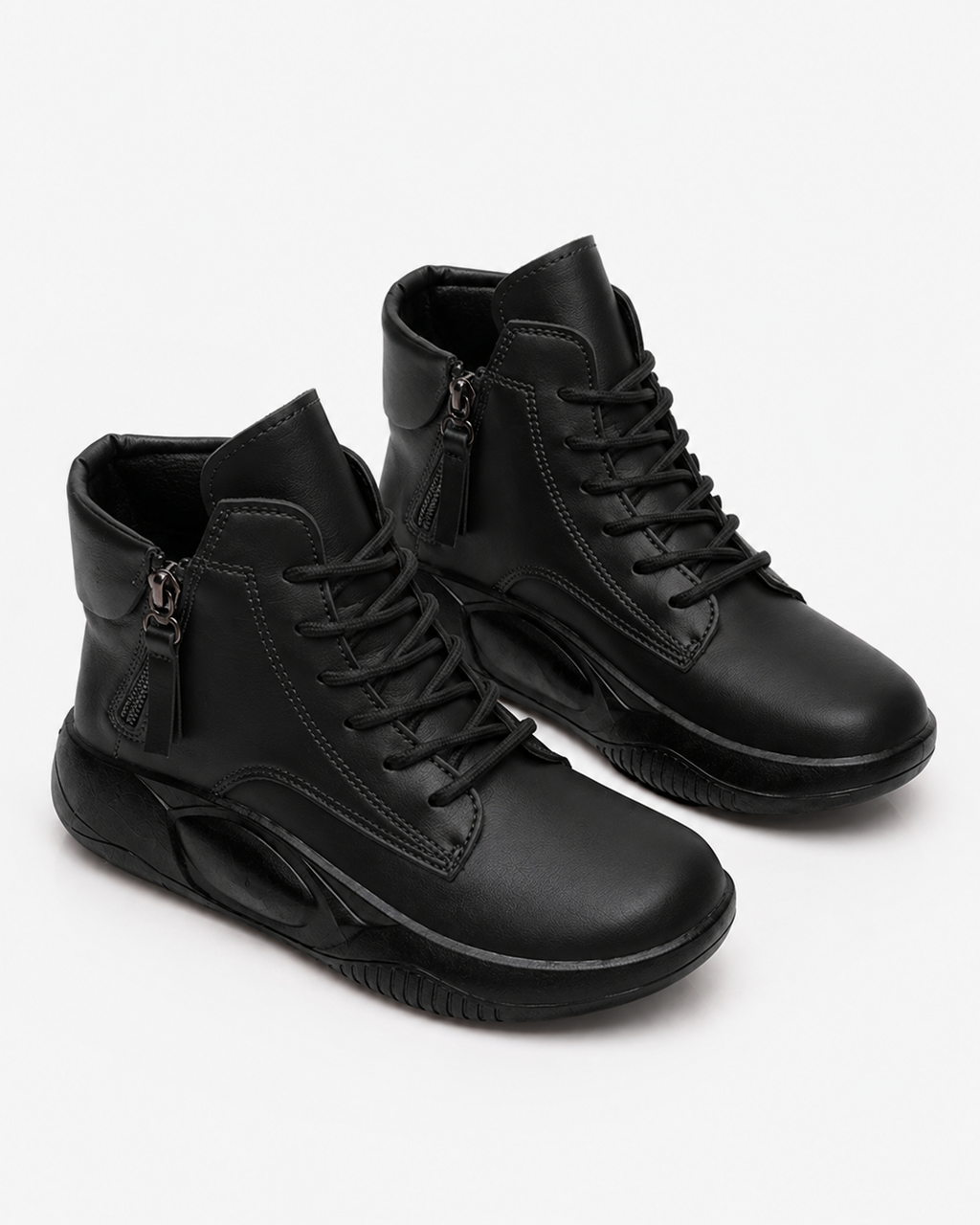 Kelsey | Neue Damen Designer Plateau Schnürstiefeletten