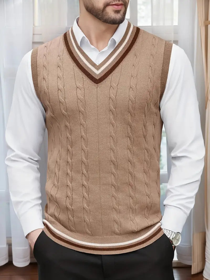 Olions | Ärmelloser Strickpullover