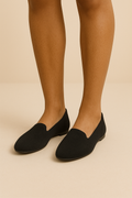 Kaufberg| Damen Slipper-Loafer aus Strick für Arbeit & Freizeit