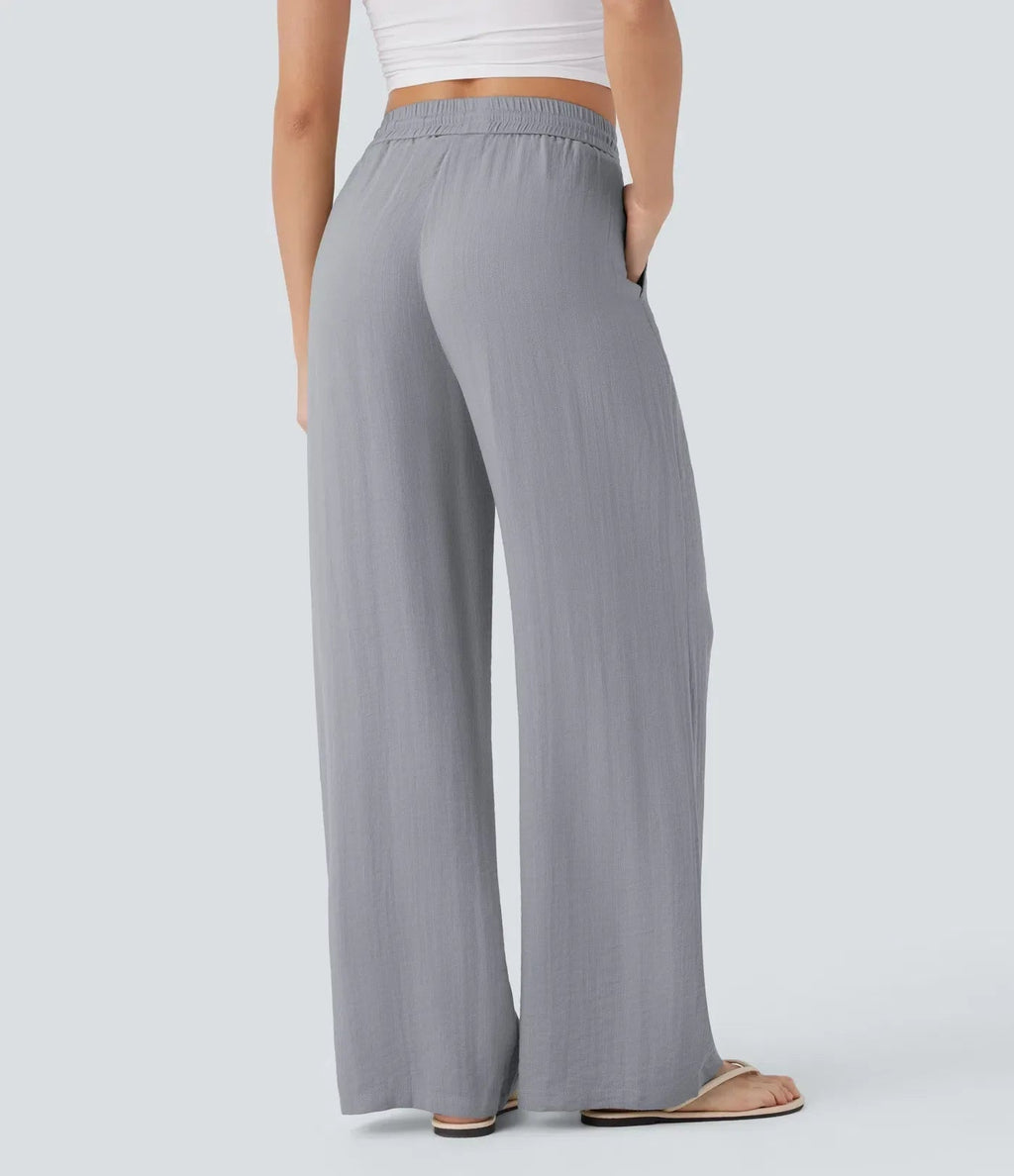 Zafeiria Elegante Leinenhosen