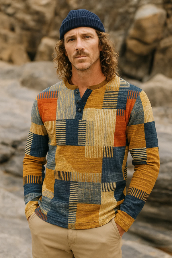 Kalann | Elegantes Henley-Hemd