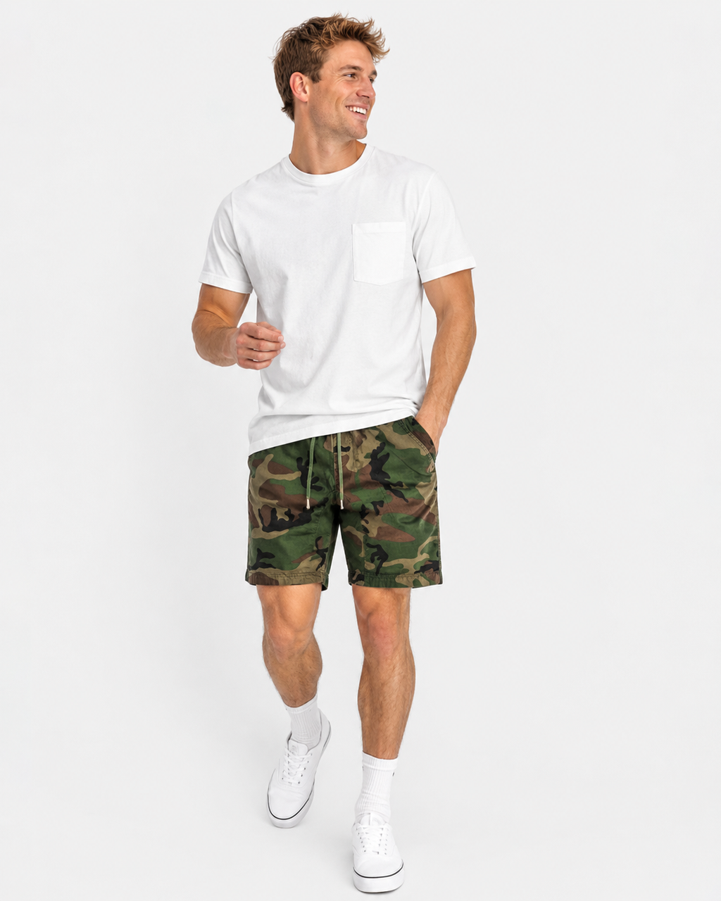 Kaufberg | Camouflage Shorts aus hochwertiger Baumwolle