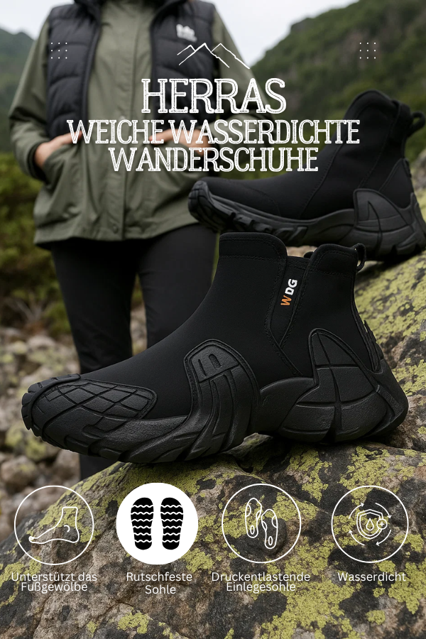 Jonie | Weiche Wasserdichte Wanderschuhe