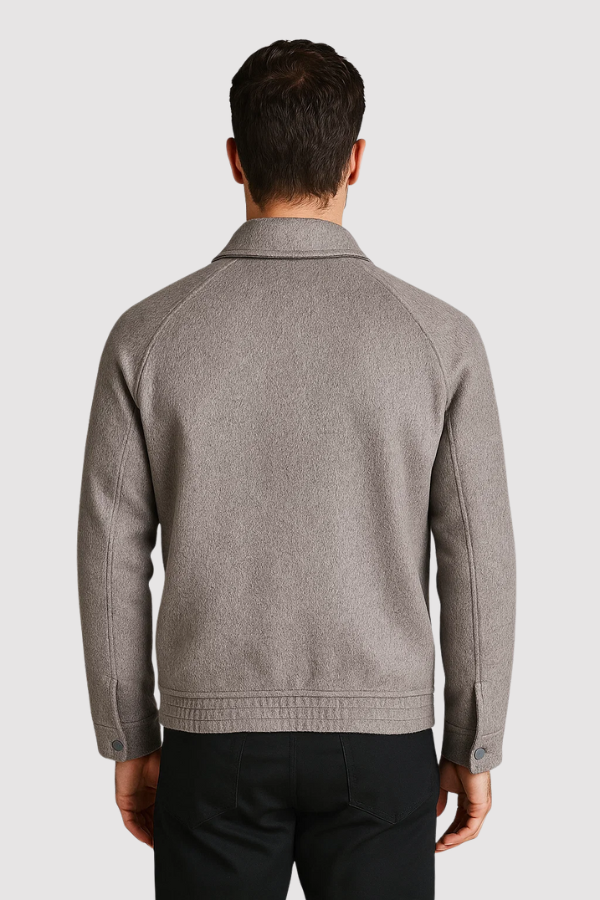 Felenn | Wollmischung Zip-Up Jacke