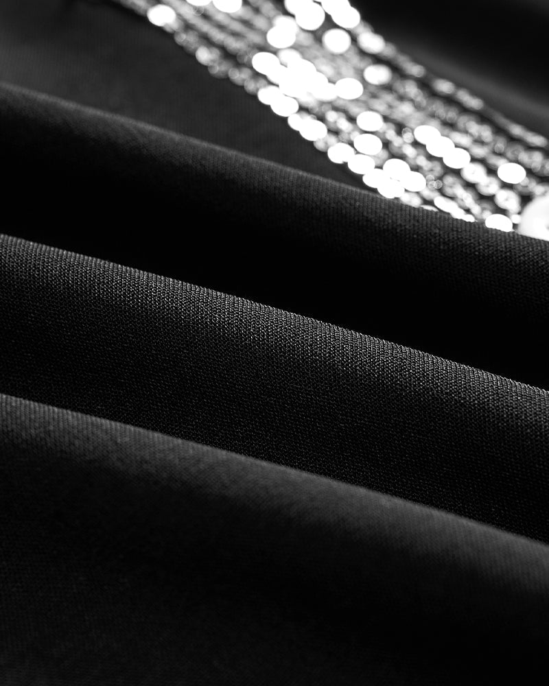 Roiaella | Lässiges Top mit Pailletten-Details