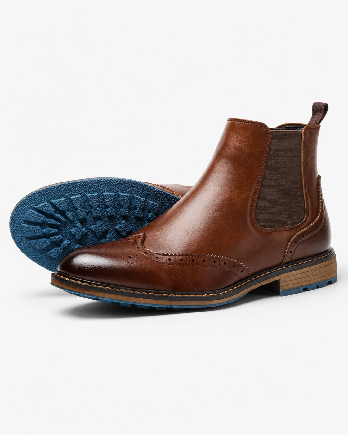 Arlo | Brogue Herrenstiefel Klassischer Stil Leder