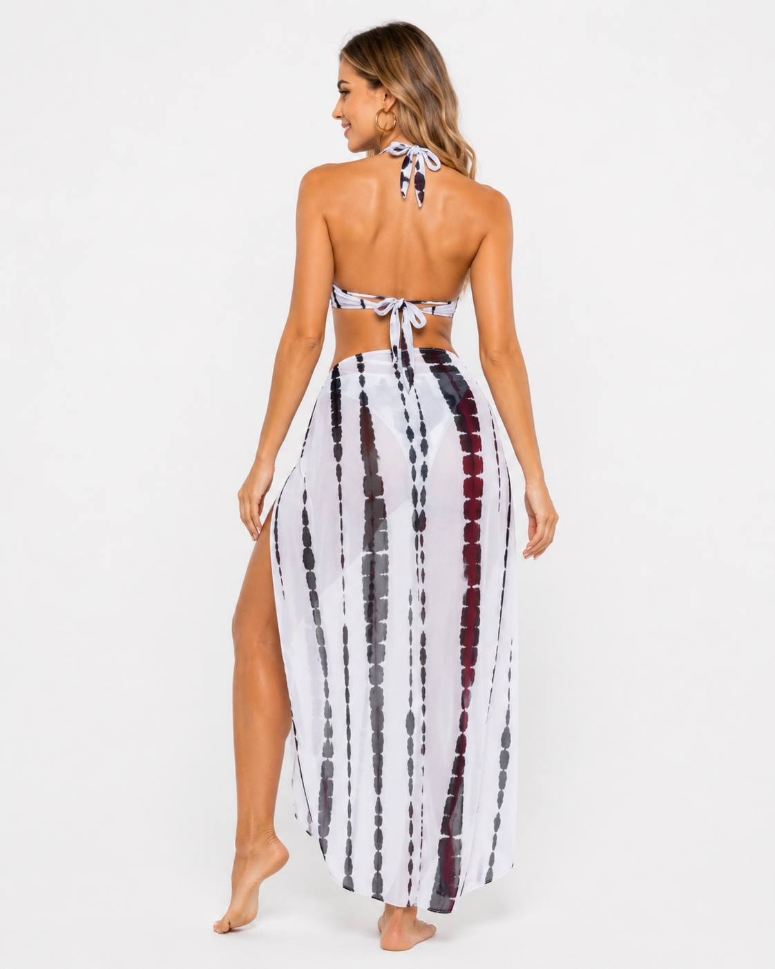 Jada | Langes Kleid Lässiger Surfanzug mit Brustpolster