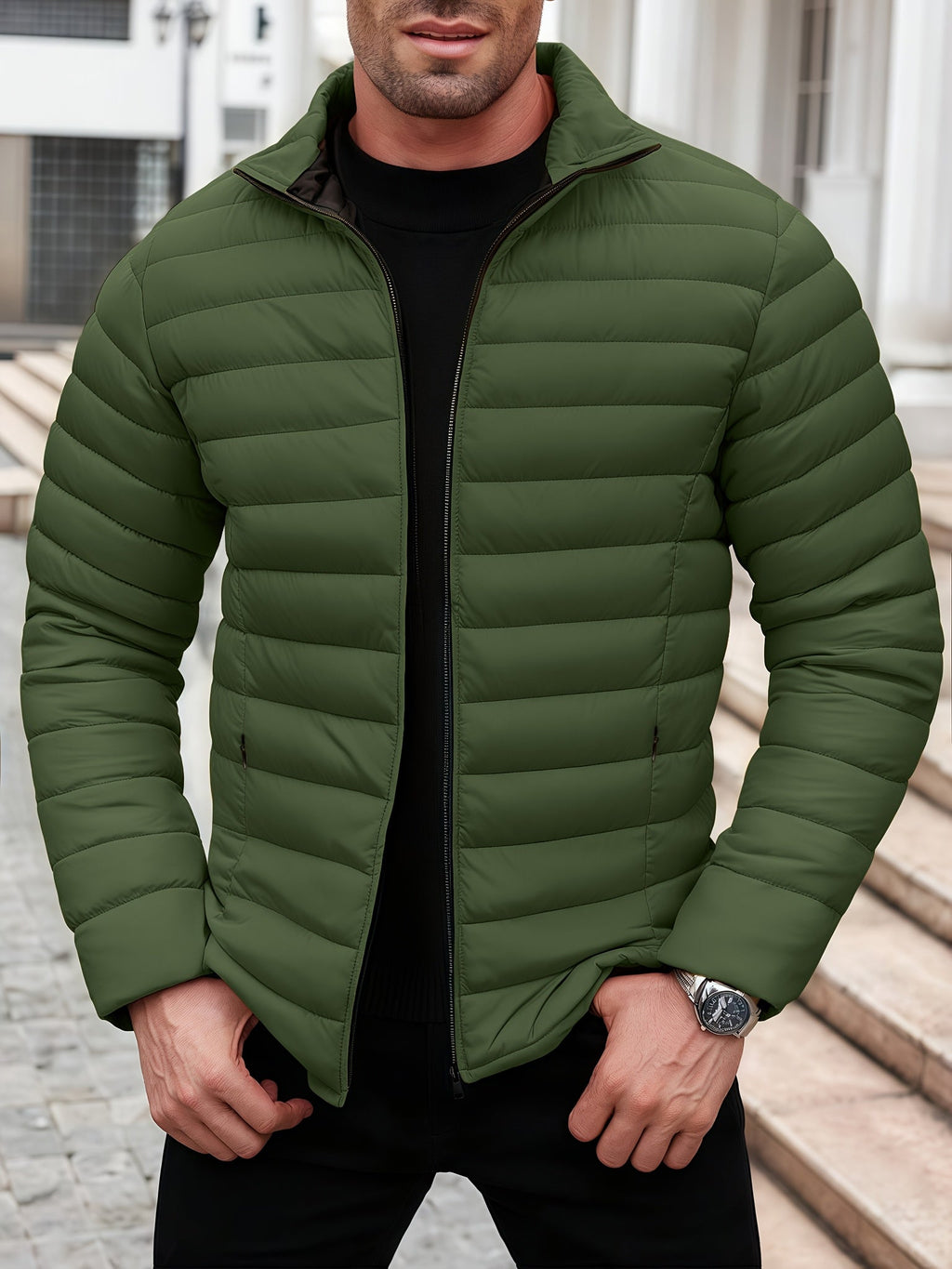 Elonus | Gesteppte Pufferjacke Mit Reißverschluss