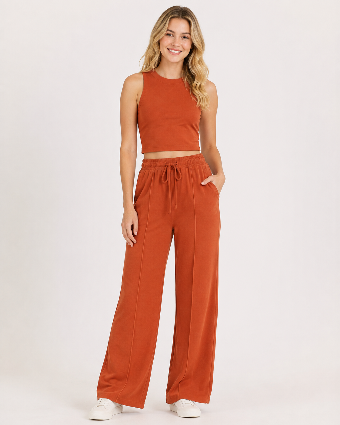 Catalina | Sommer Strick 2-Teiliges Set Lässiger Stil