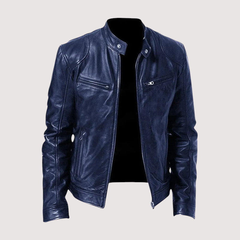Isauio | Herren Lederjacke