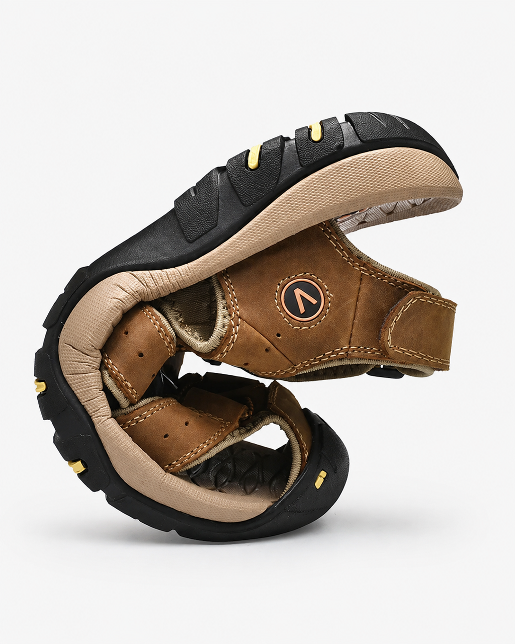 Kaufberg | Sommer Herren Sandalen Echtes Leder