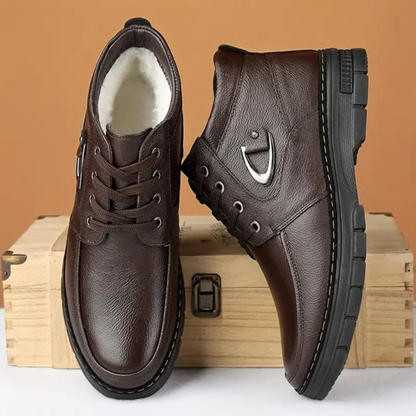 Eloris | Lederstiefel mit Fleece-Futter