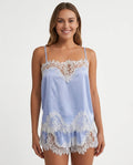 Lindsay | Sommer-Loungewear-Set mit Haltertop und Shorts für Frauen