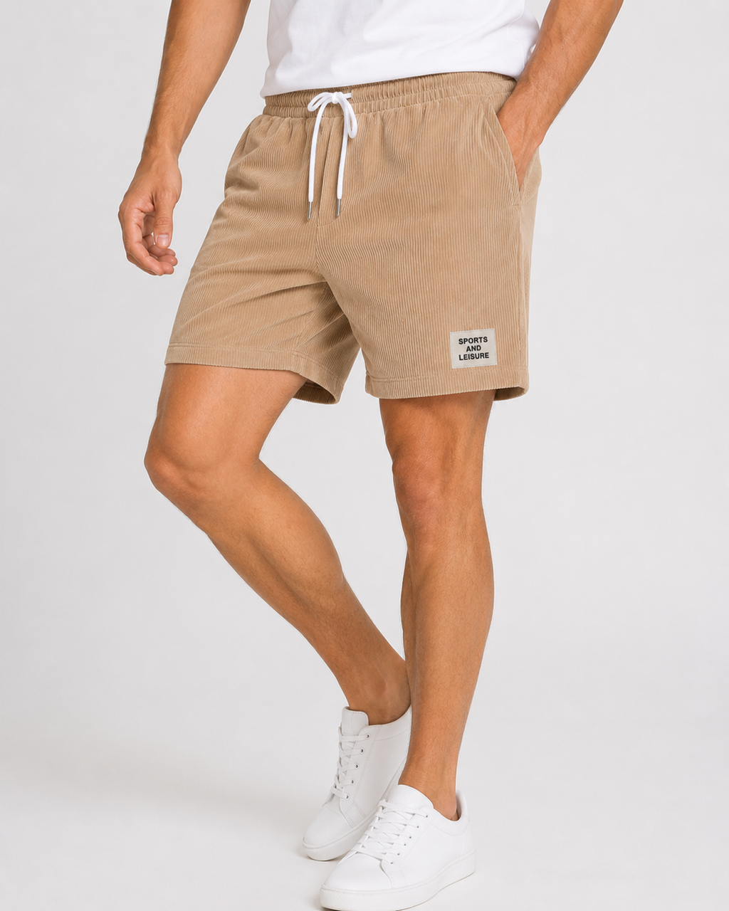 Kaufberg | Sommer Shorts mit Kordelzug aus Cord