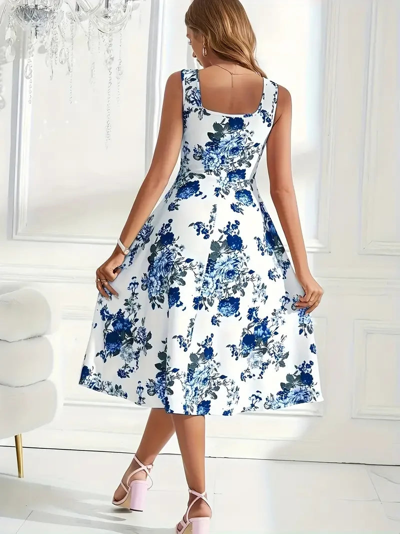 Dearaina | Modisches und Elegantes Midi-Kleid