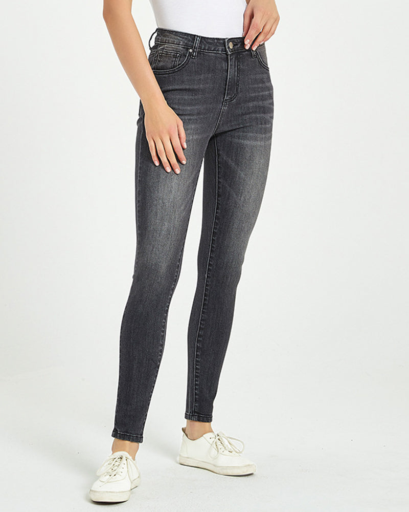 Damen Figurbetonte Stretch-Jeans