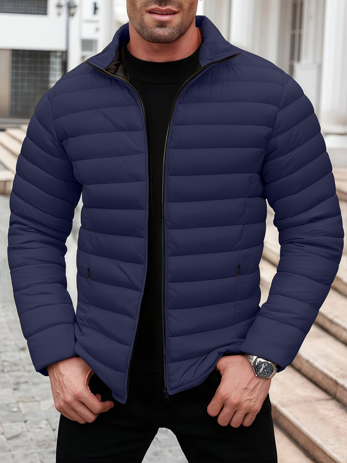 Elonus | Gesteppte Pufferjacke Mit Reißverschluss
