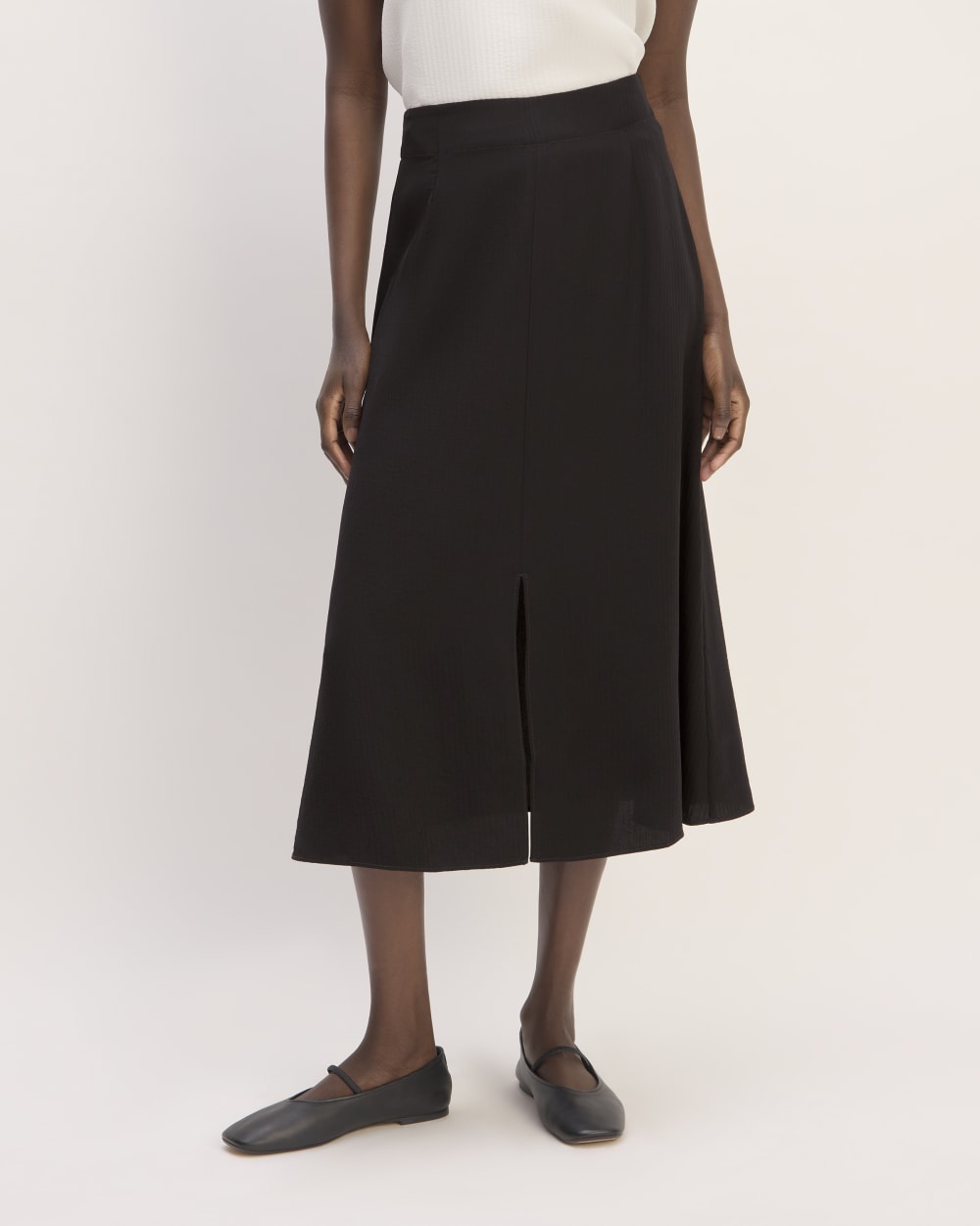 Gioraora | Schwarz Mini-Jacquard-Rock
