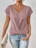 Amaine | Damen T-Shirt mit Herz-Ausschnitt