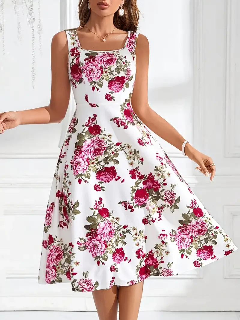 Dearaina | Modisches und Elegantes Midi-Kleid