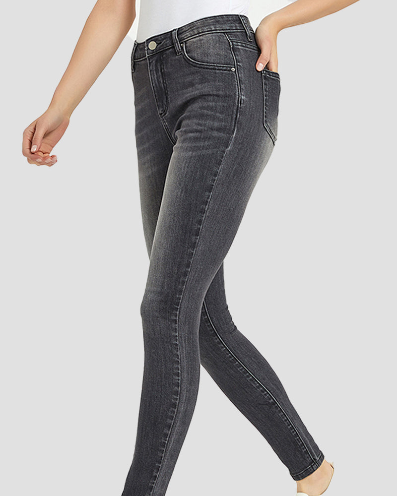 Damen Figurbetonte Stretch-Jeans