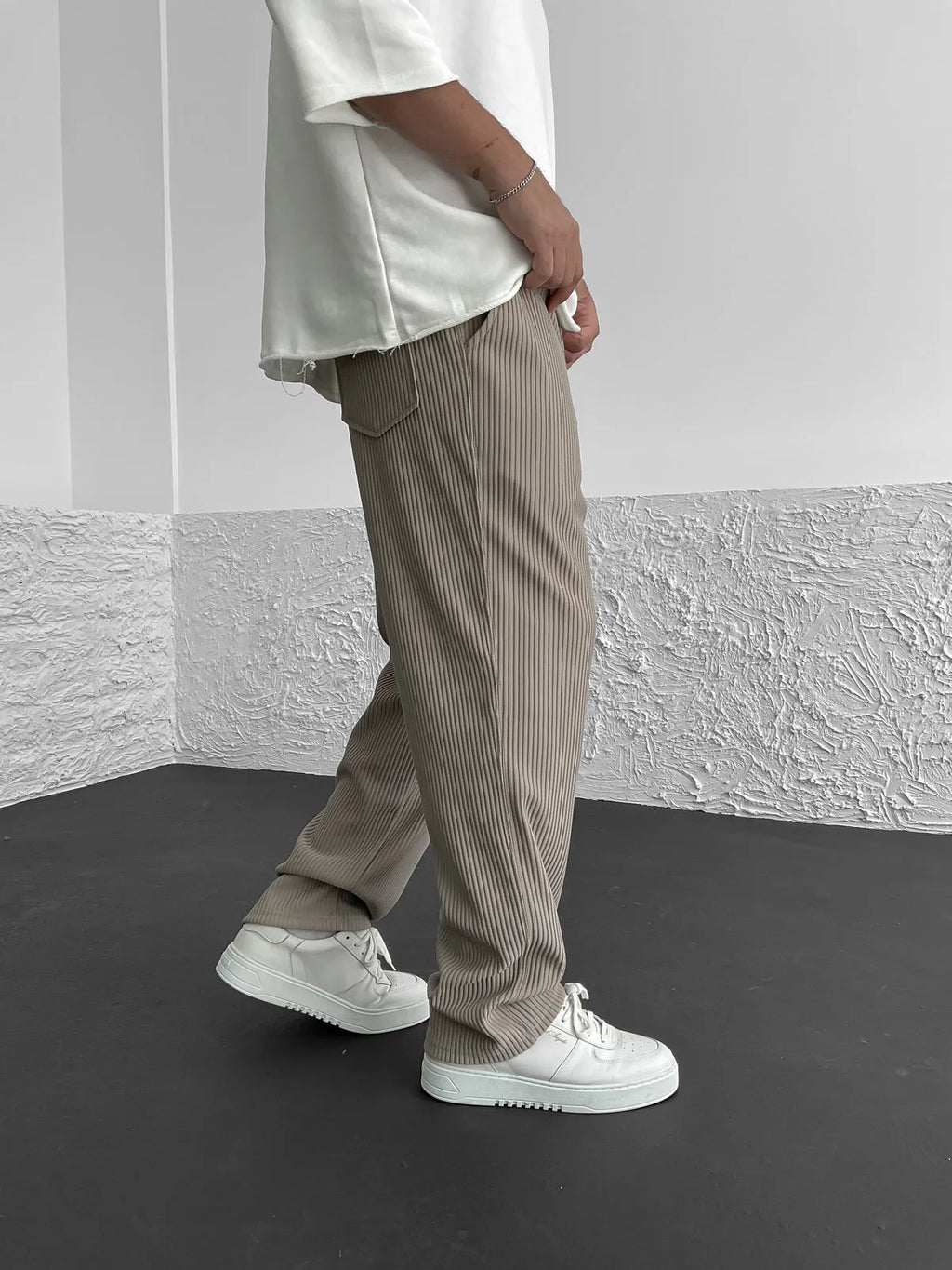 Rafanen | Gerippte Elasthan Hose