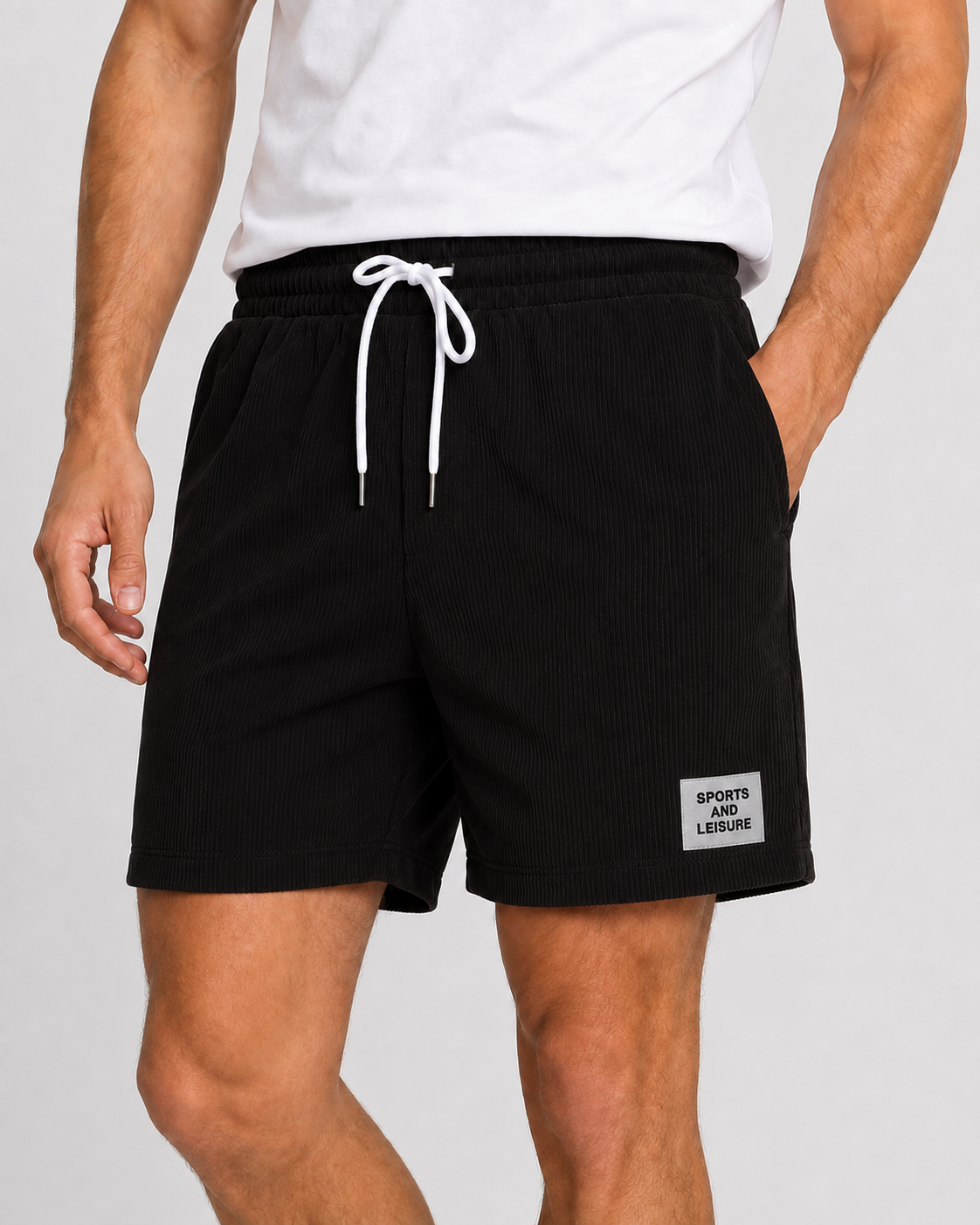 Kaufberg | Sommer Shorts mit Kordelzug aus Cord