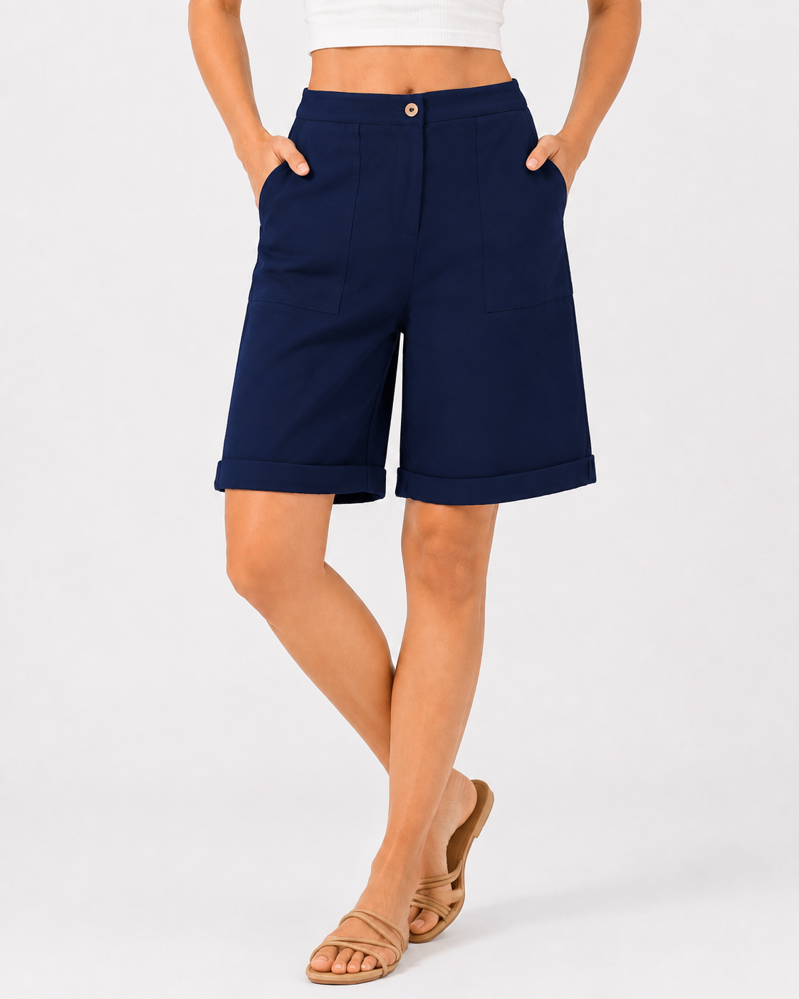 Barbara | Sommer Damen weite legere Shorts
