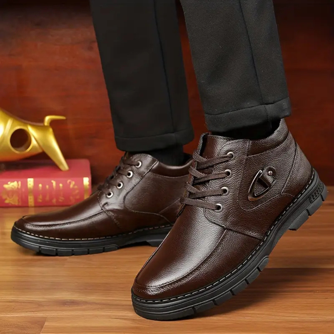 Eloris | Lederstiefel mit Fleece-Futter