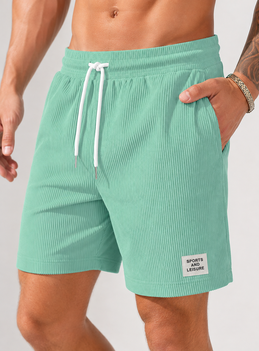 Kaufberg | Sommer Shorts mit Kordelzug aus Cord