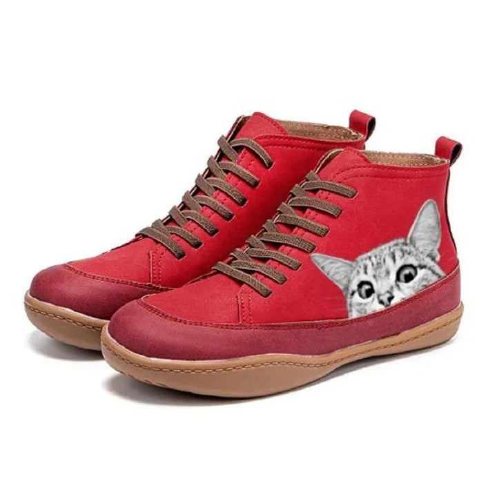 Eleio | Schuhe mit Katzenprint