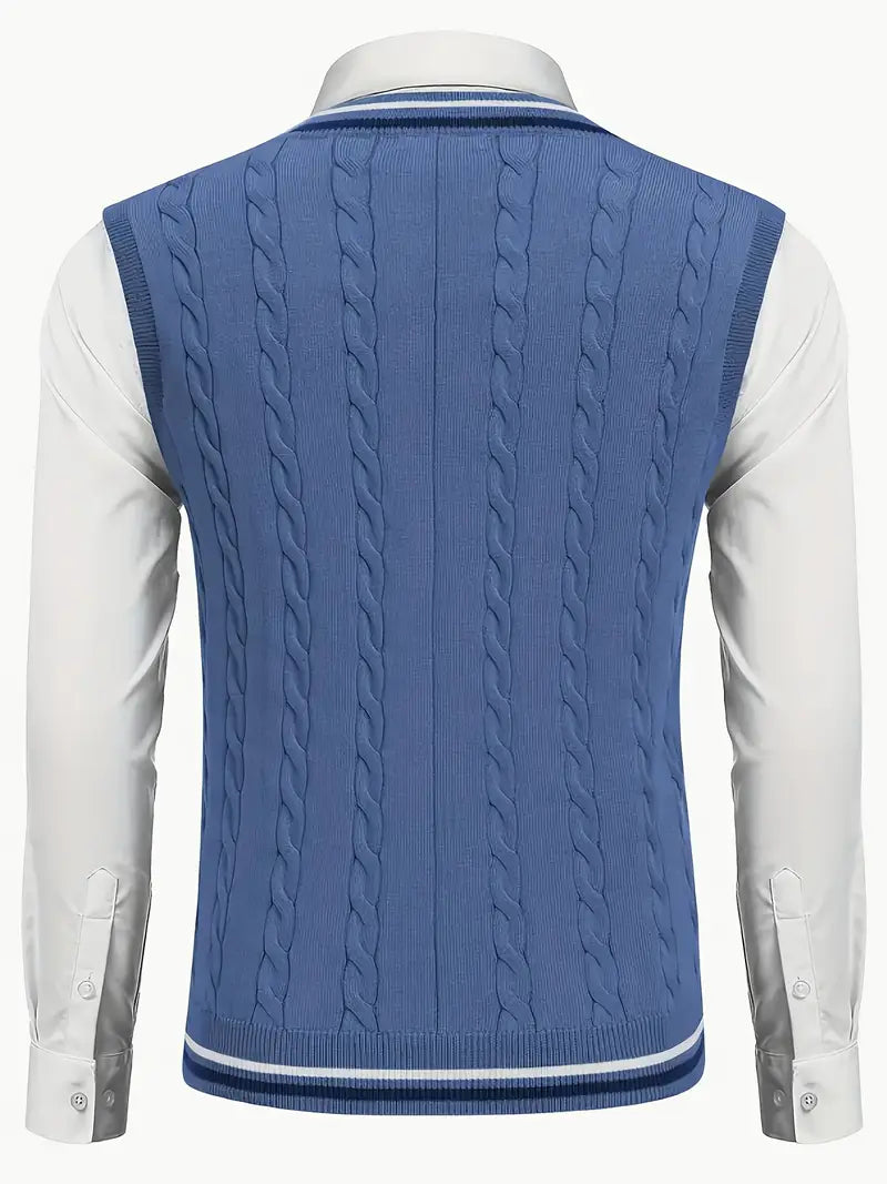 Olions | Ärmelloser Strickpullover