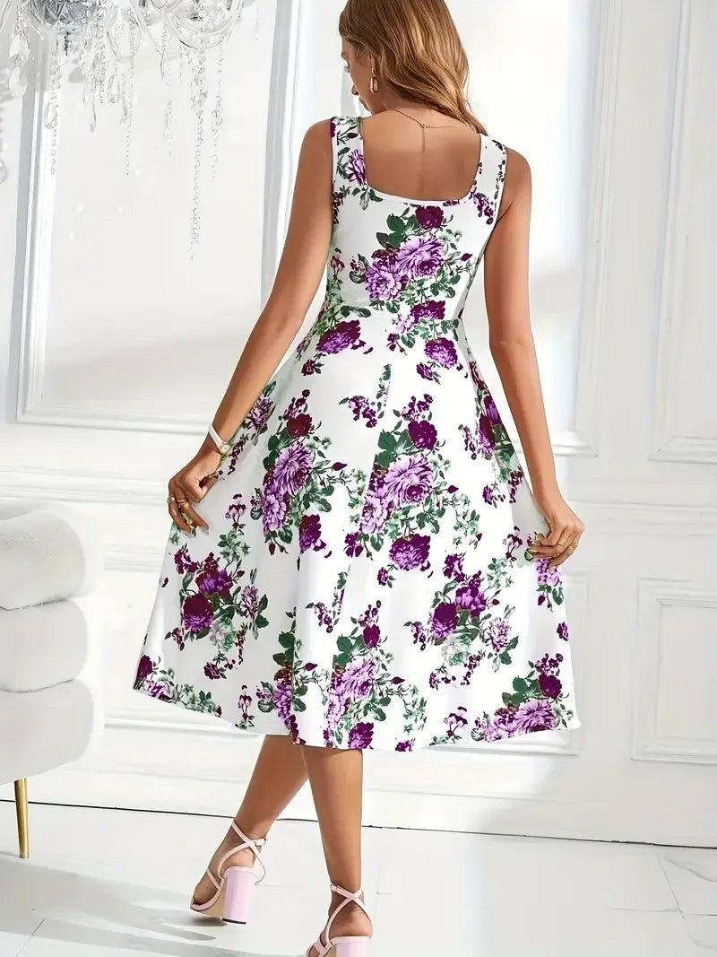 Dearaina | Modisches und Elegantes Midi-Kleid