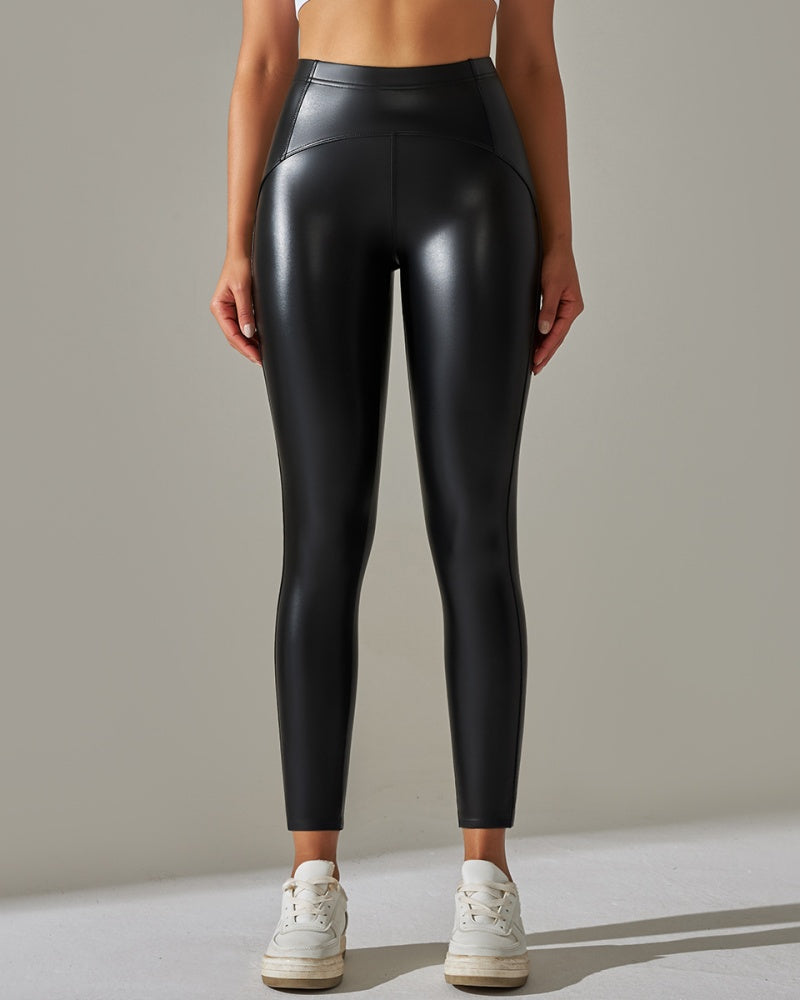 Leder Sport Hose