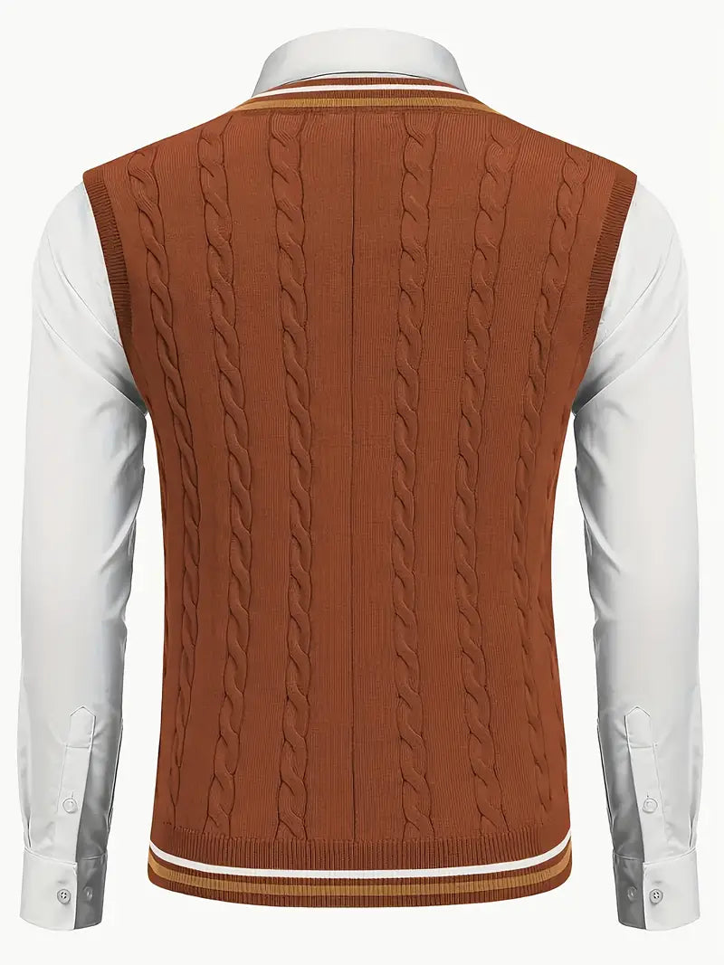 Olions | Ärmelloser Strickpullover