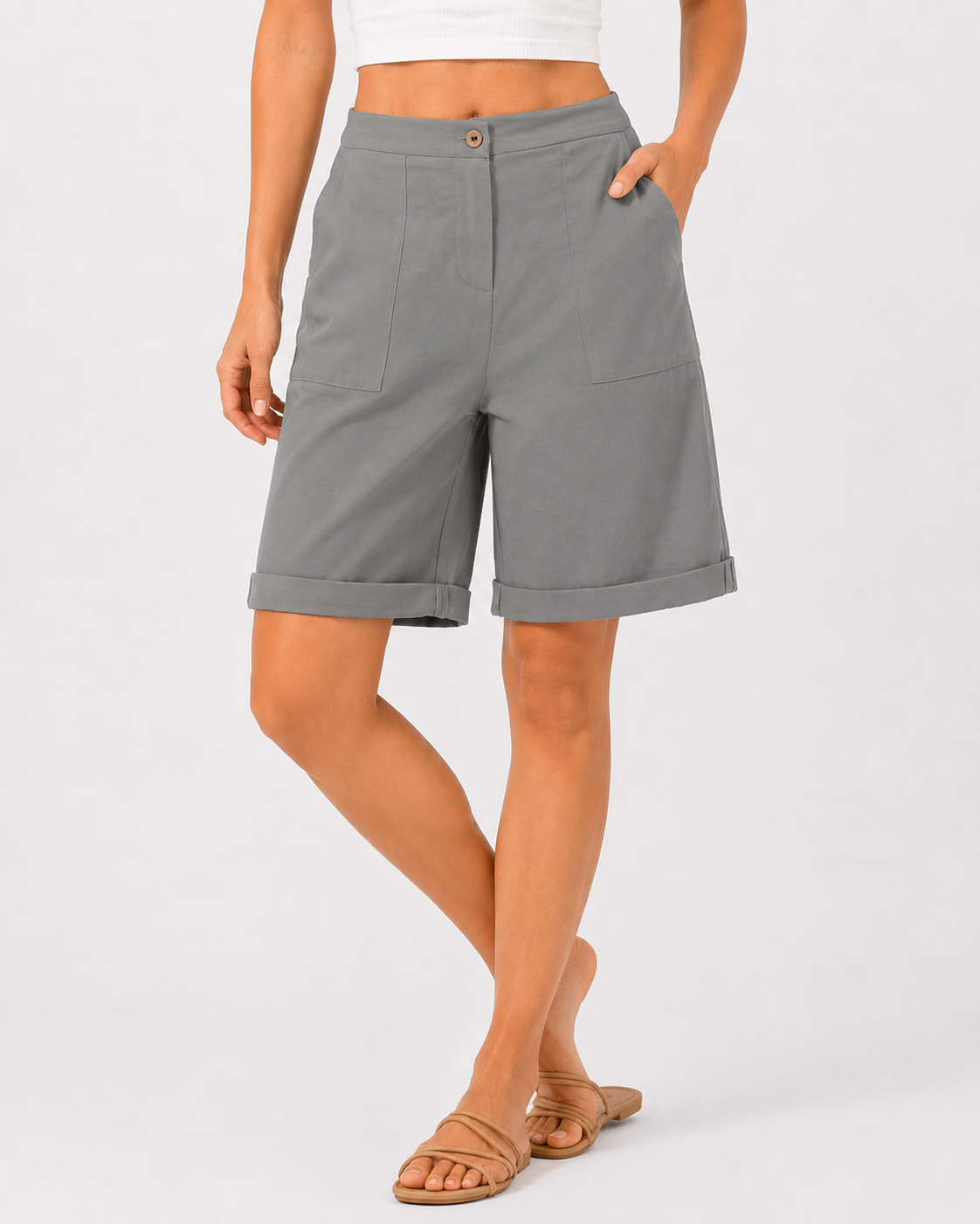 Barbara | Sommer Damen weite legere Shorts
