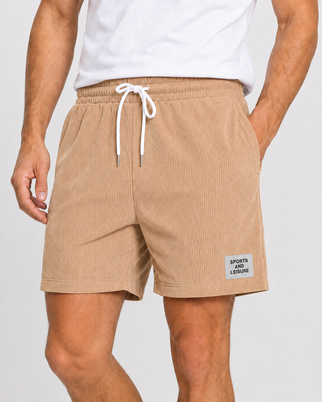 Kaufberg | Sommer Shorts mit Kordelzug aus Cord