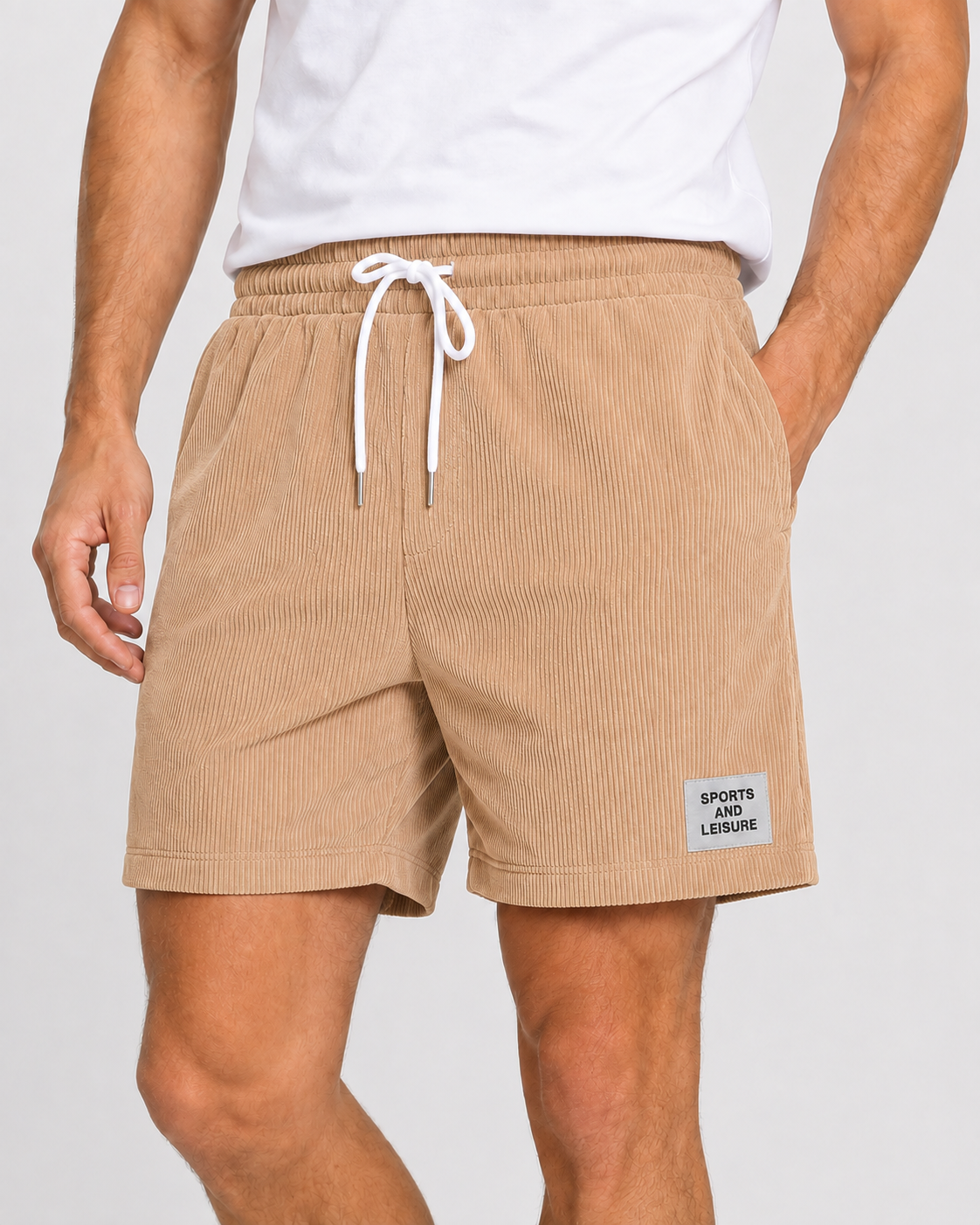 Kaufberg | Sommer Shorts mit Kordelzug aus Cord