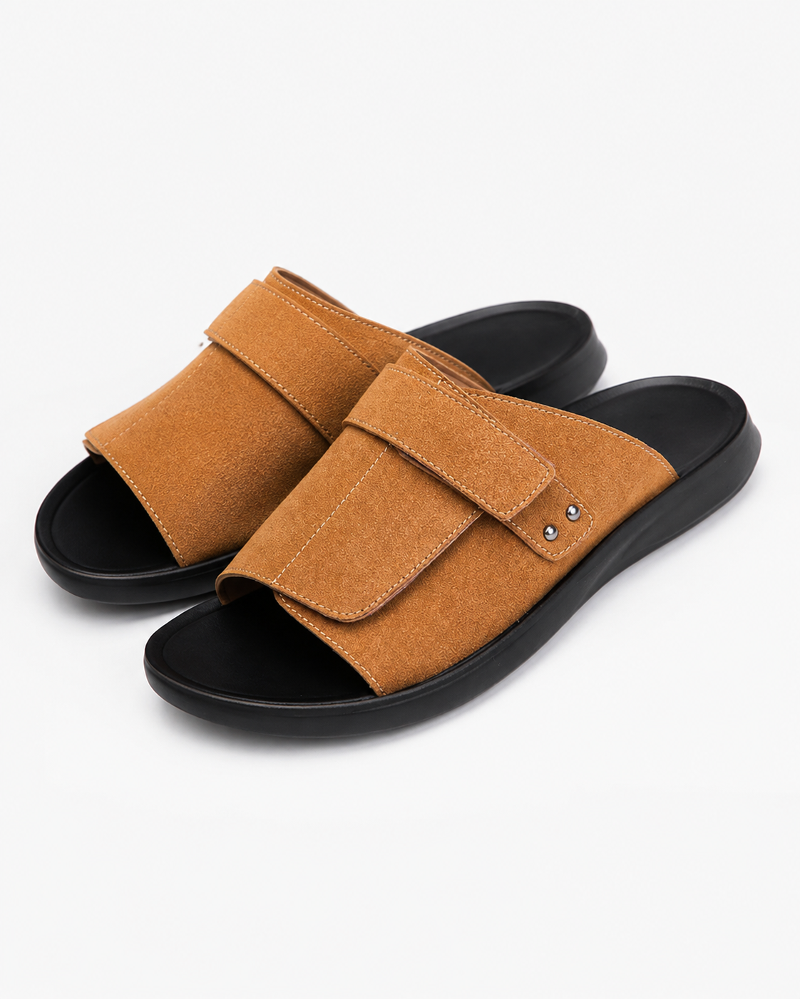Ivan | Slip-On Sandalen mit Magic Tape Outdoor Anti-Rutsch Weiche Sohle Flach