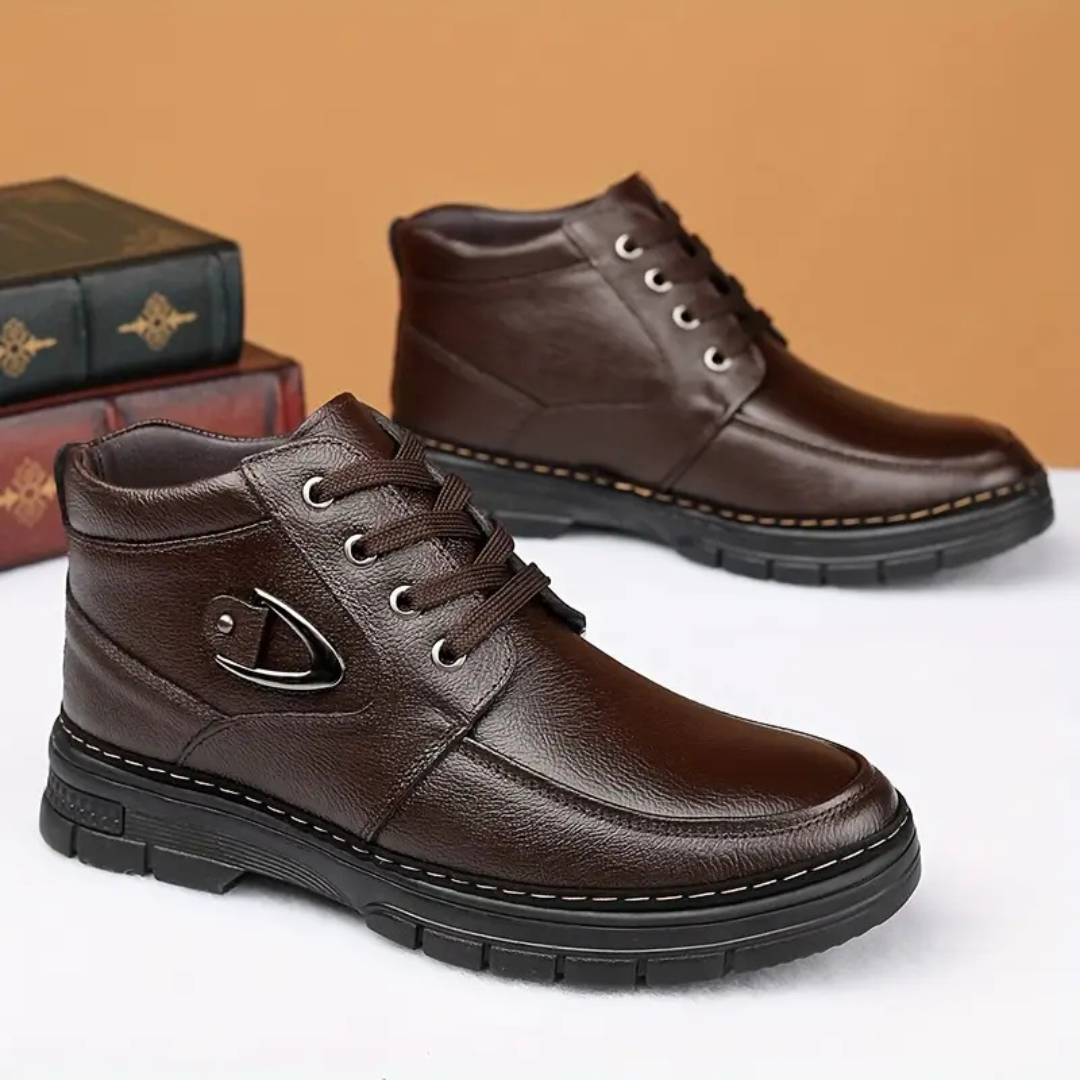 Eloris | Lederstiefel mit Fleece-Futter