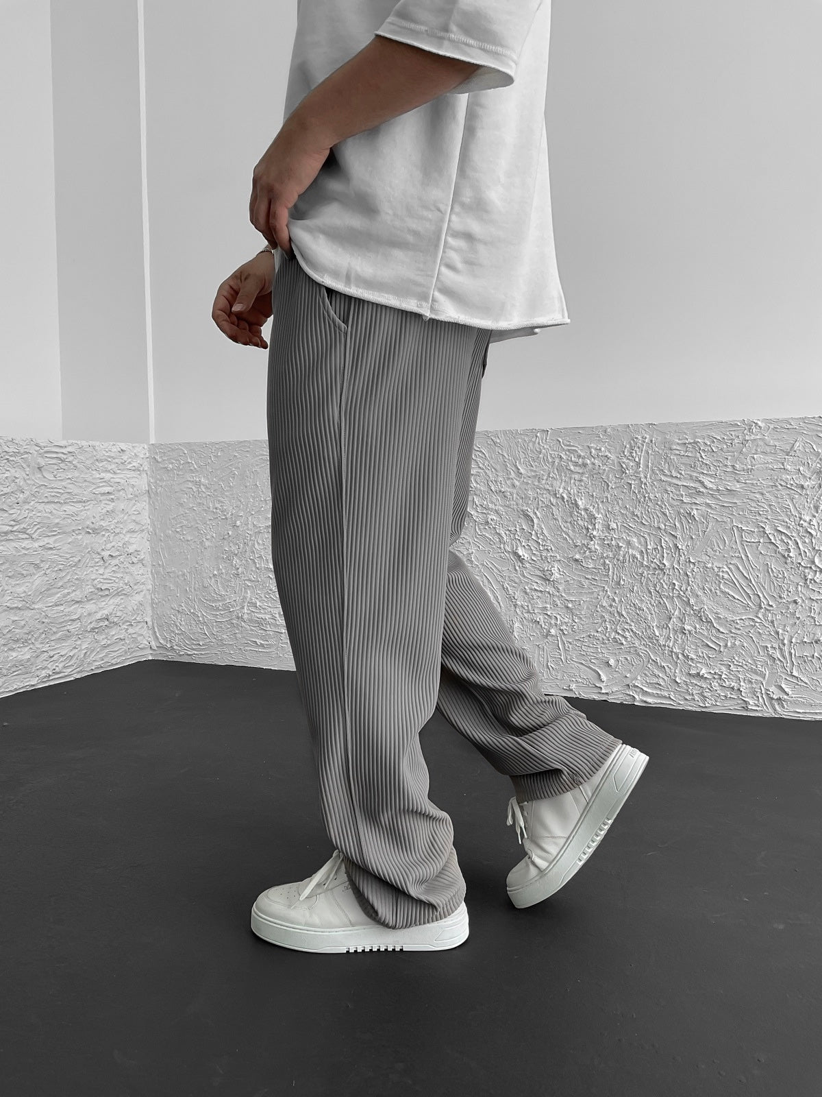 Rafanen | Gerippte Elasthan Hose