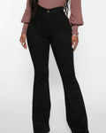 Damen Elegante Schlagjeans